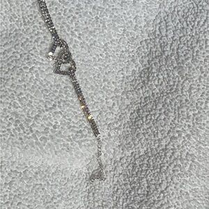 Elegant Silver Heart Anklet